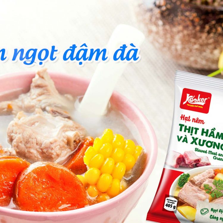 hạt nêm kooker - Hương vị ngon ngọt đậm đà