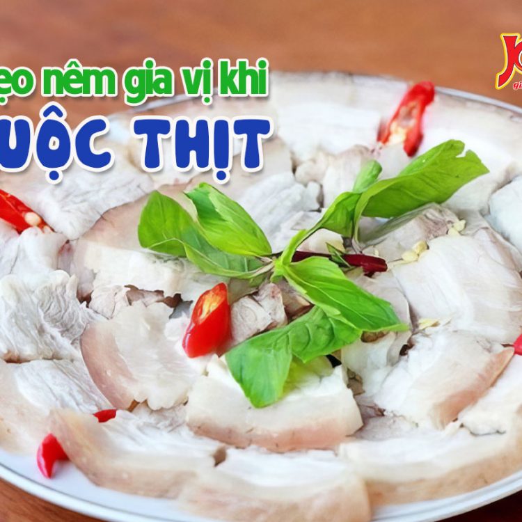mẹo nêm nếm gia vị khi luộc thịt