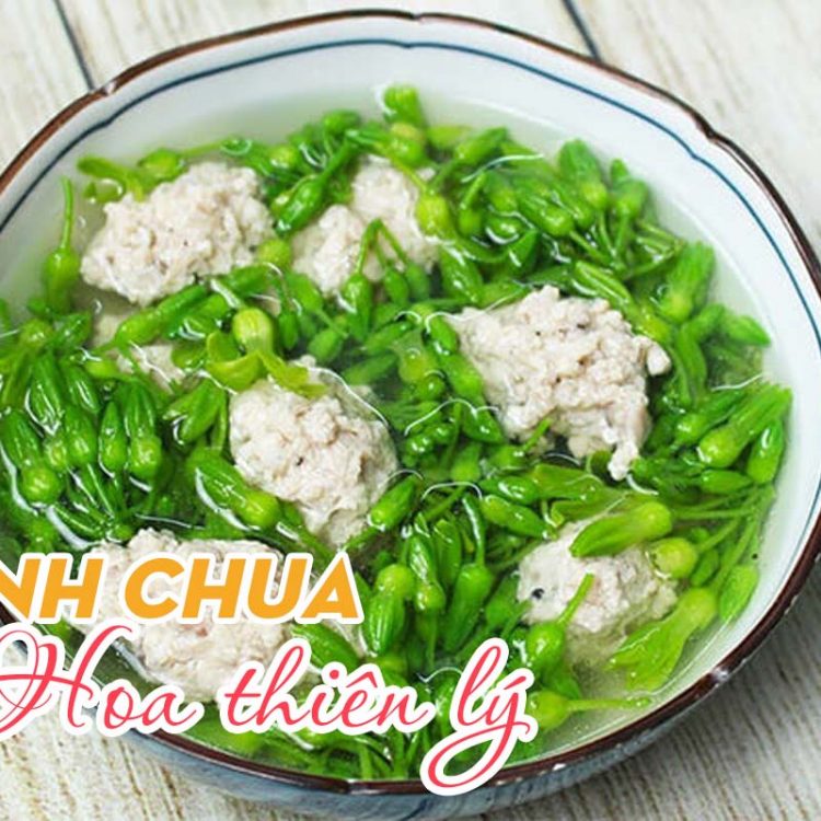 Canh chua hoa thiên lý