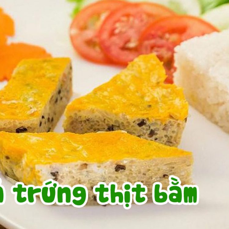 chả trứng thịt bằm
