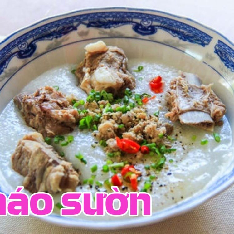 Cháo sườn
