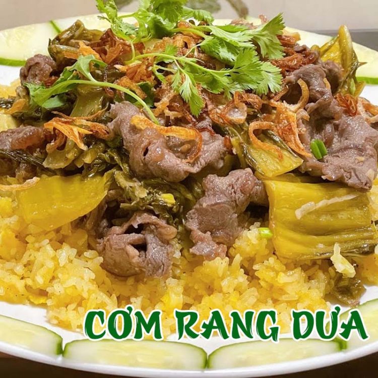 Cơm rang dưa bò
