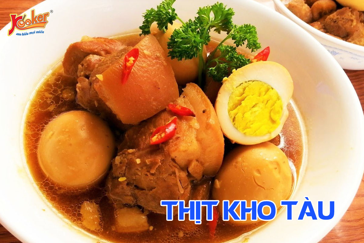 thịt kho tàu - thịt kho hột vịt