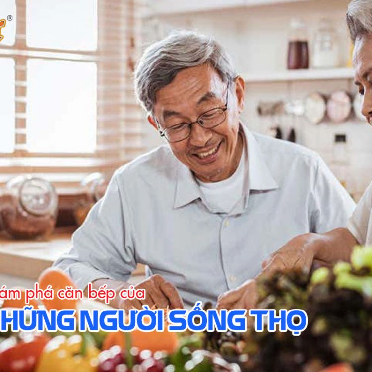khám phá căn bếp những người sống thọ