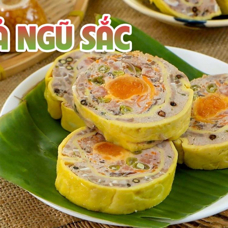Chả ngũ sắc thật hấp dẫn