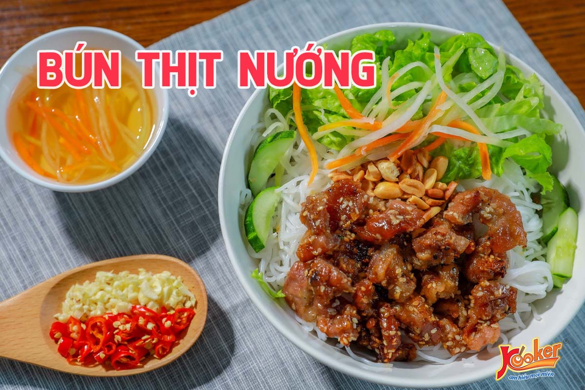 Bún thịt nướng - Kooker