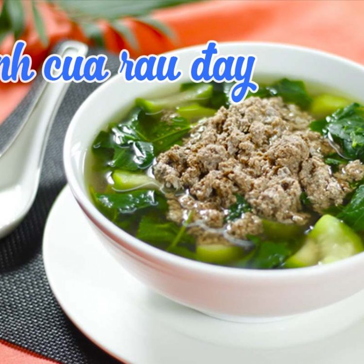 Canh cua rau đay - Kooker