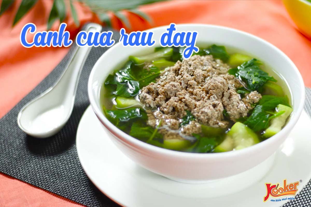Canh cua rau đay - Kooker
