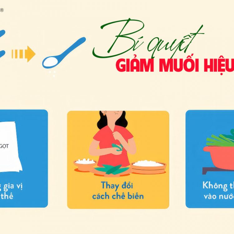 bí quyết giảm muối hiệu quả