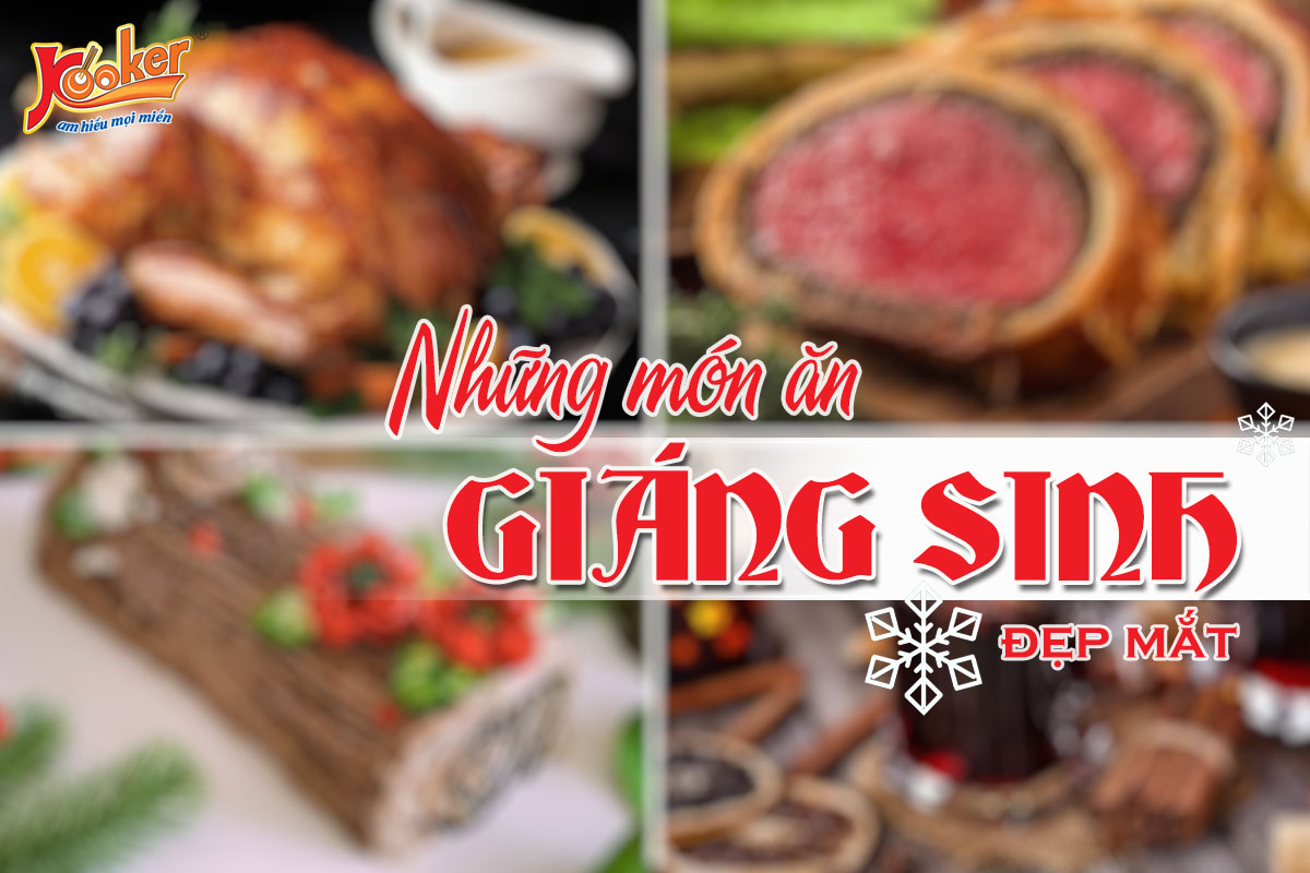 những món ăn Giáng sinh đẹp mắt và ngon