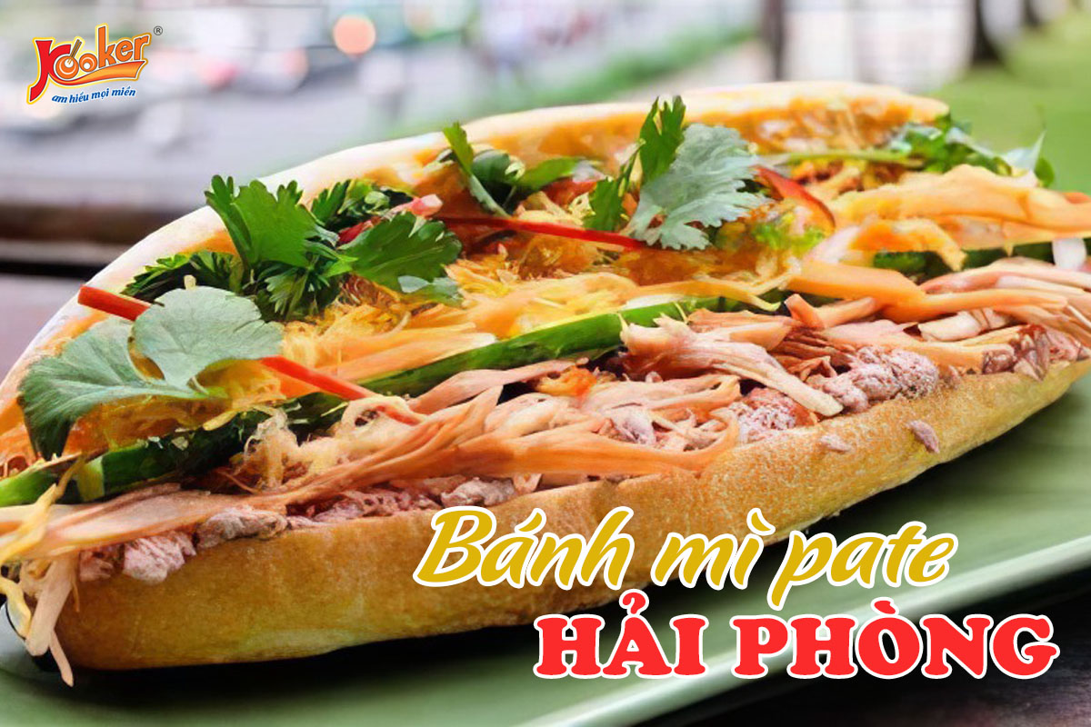 Bánh mì pate Hải Phòng - Kooker