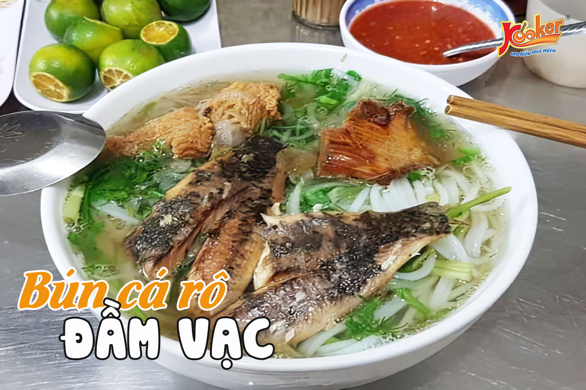Bún cá rô Đầm Vạc - Kooker