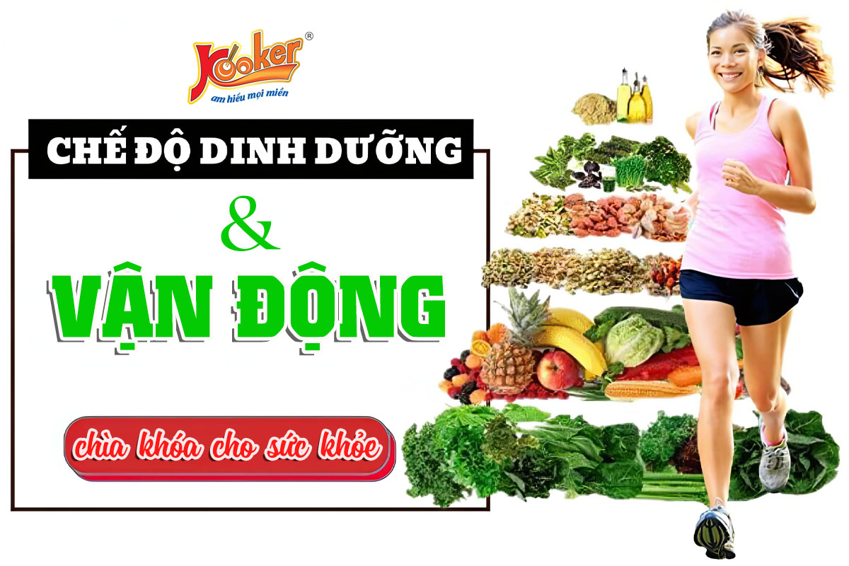 dinh dưỡng và vận động - chìa khóa cho sức khỏe