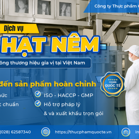 Dịch vụ OEM hạt nêm – Giải pháp gia công thương hiệu gia vị tại Việt Nam